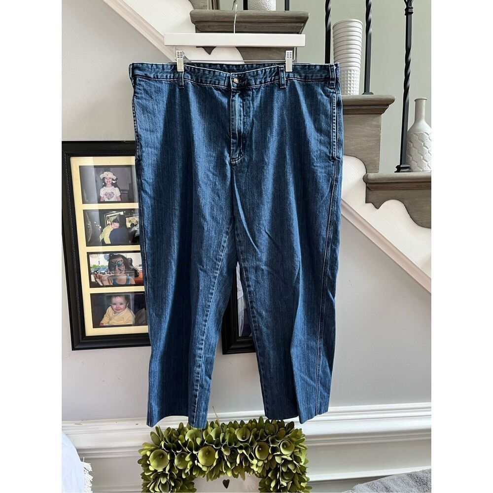 Orvis Mens Relaxed Fit Jeans sz 42 EUC